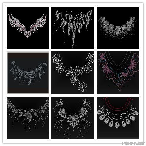 hot fix motif  DMC rhinestones