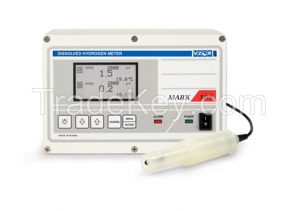 Dual-channel On-line Dissolved Hydrogen meter MARK 509