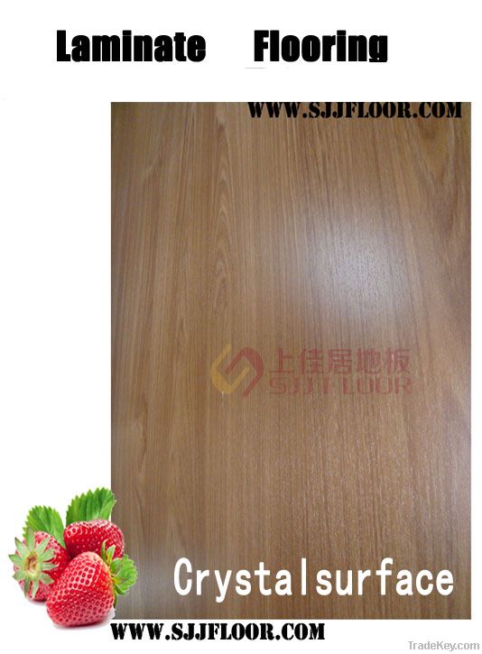 8mm/12mmLaminate flooring (sgs) ctrystal surface