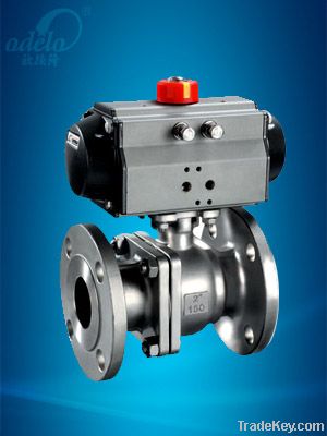 pneumatic flanged ball valve