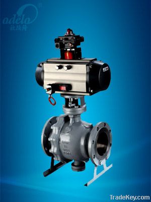 pneumatic ball valve fixed