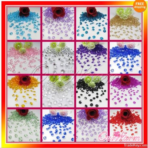 Diamond Confetti Wedding Party 14 Color U Pick