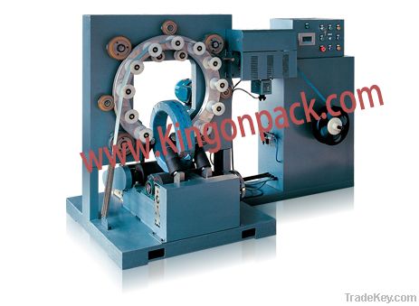 Vertial ring type wrap machine