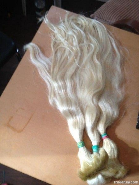 europeanrussian blond bulk hair