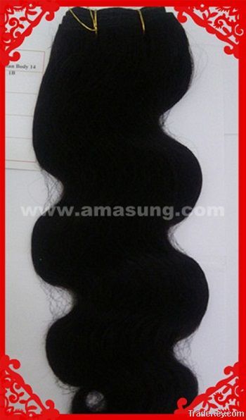 High quality 100% Chinese virgin remy hair body wave weaving