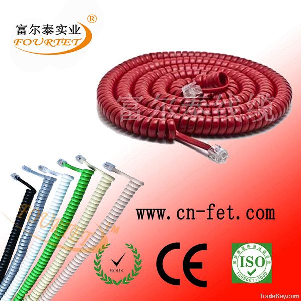 4core stranded 7/0.10mm telephone cord