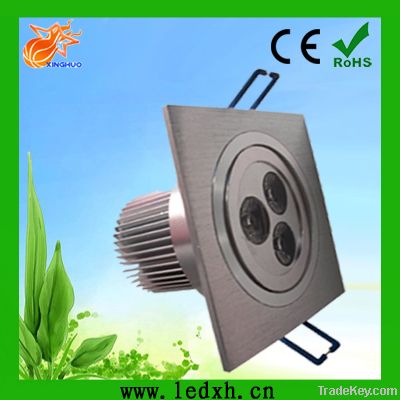 CE&Rohs high quality 3W square led downlight