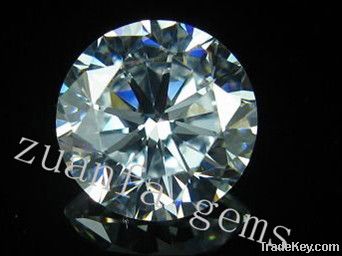 star cut shining white cubic zirconia