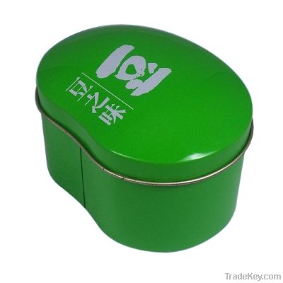 Bean Shape Tin Box