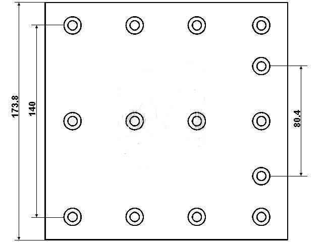 Brake Pad Lining 19090/ VL/87