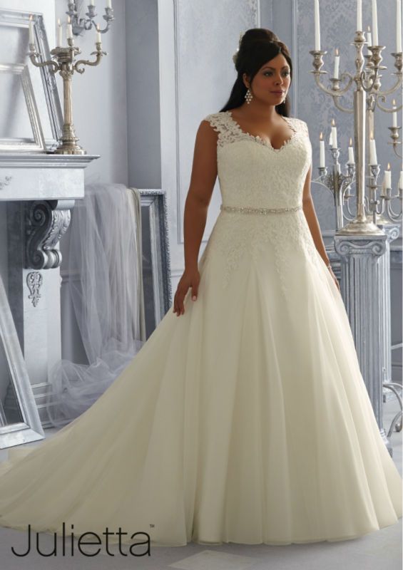 SA7810 Covered back super plus size wedding dresses for fat woman