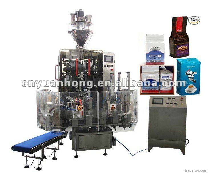 Automatic powder vacuum brick bag packing machine