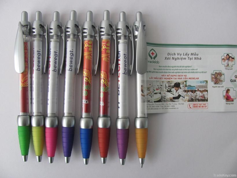 Advertising banner pen