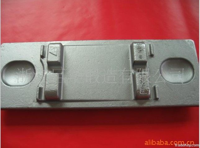 rail tie plate, backing plate