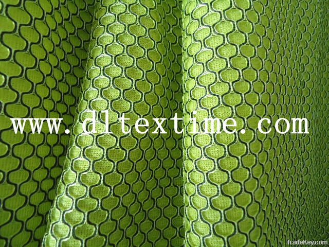 polyester warp knitting mesh fabricsandwich fishnet mesh cloth fabric