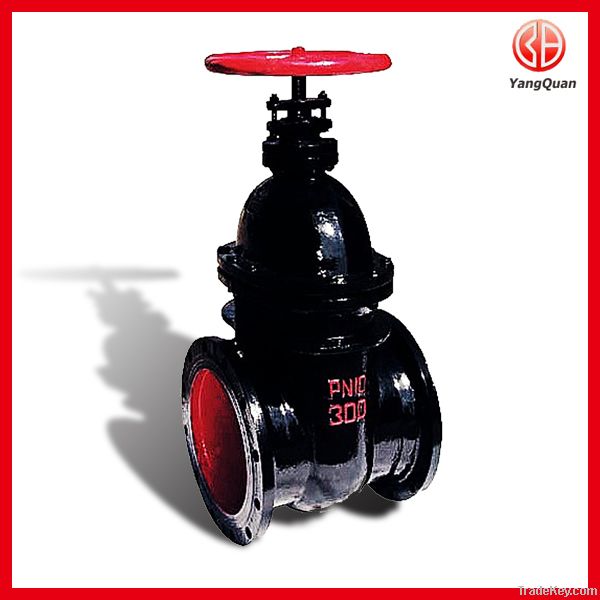 Z45TW-10 large diameter non-rising stem gate valve