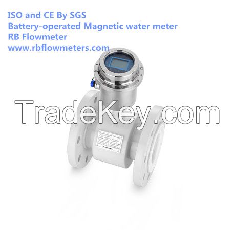 battery powered electromagnetic flow meter