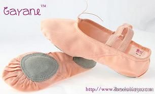 canvas ballet shoes with split sole