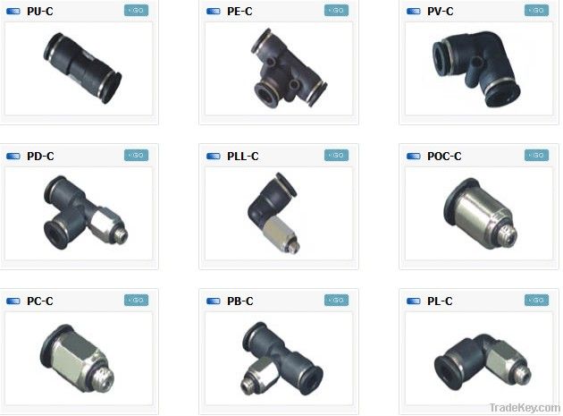 Compact one touch fittings mini fittings