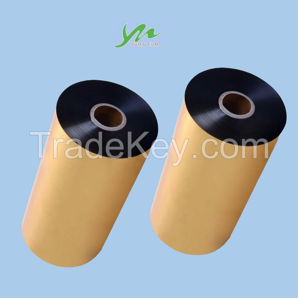 Pet gold metalized thermal laminating film