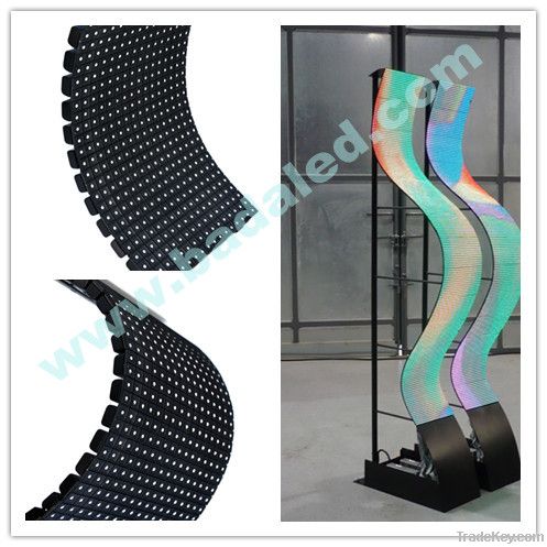 Flexible magenetic LED module