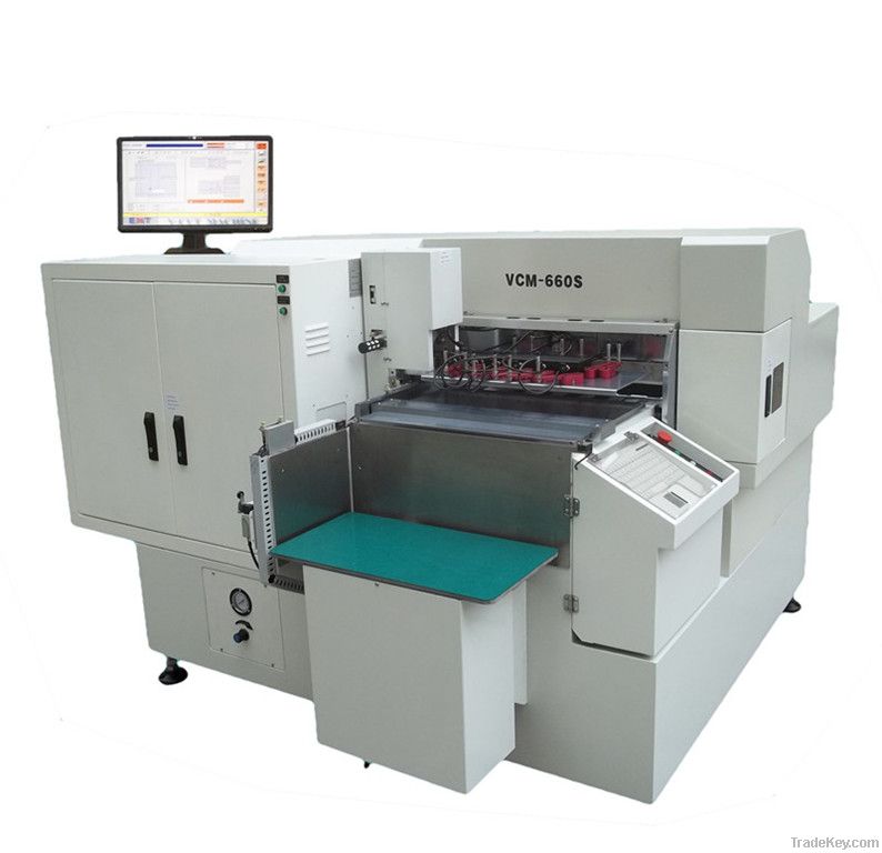 CNC Automatic V Groove(slot) Cutting machine