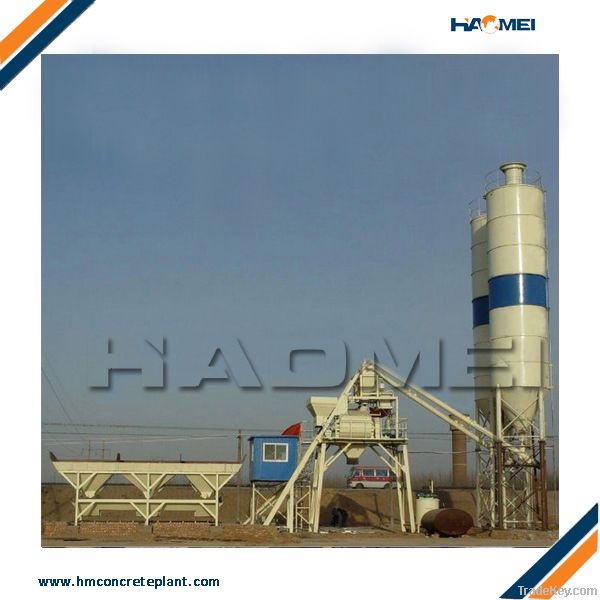 HZS25 concrete mixing plant