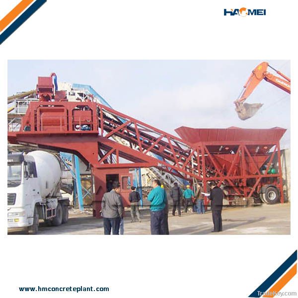 Mobile Concrete Batching Plant YHZS75