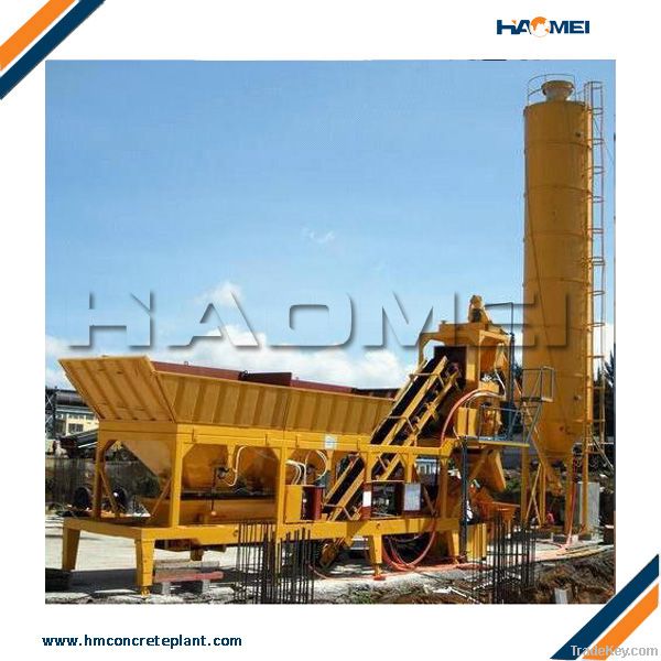 HZS25 concrete mixing plant