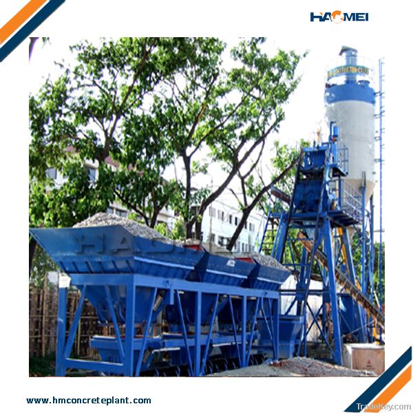 HZS25 concrete mixing plant