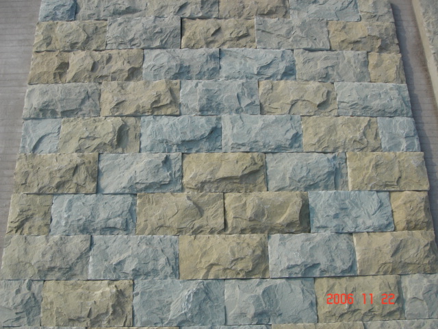 wall tiles, wall cladding (sandstone)