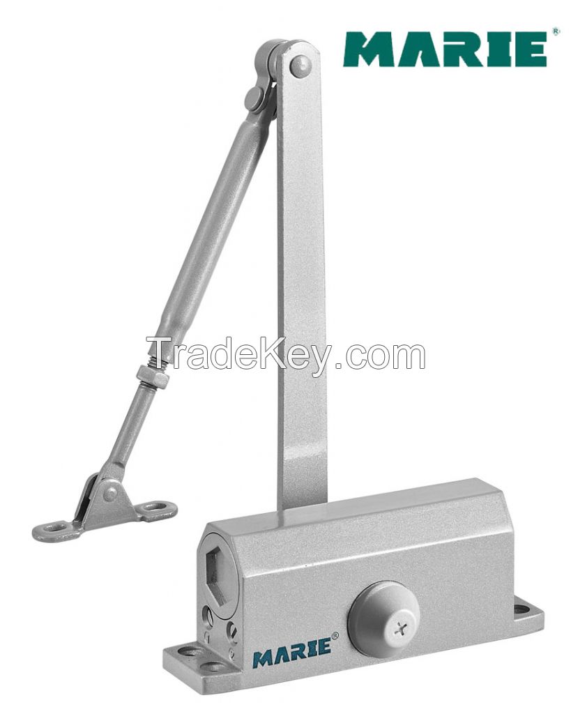 High quality Fireproof ISO9001 Warranty Adjustable Door Closer 15-35kgs