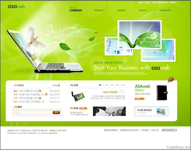 b2c website design