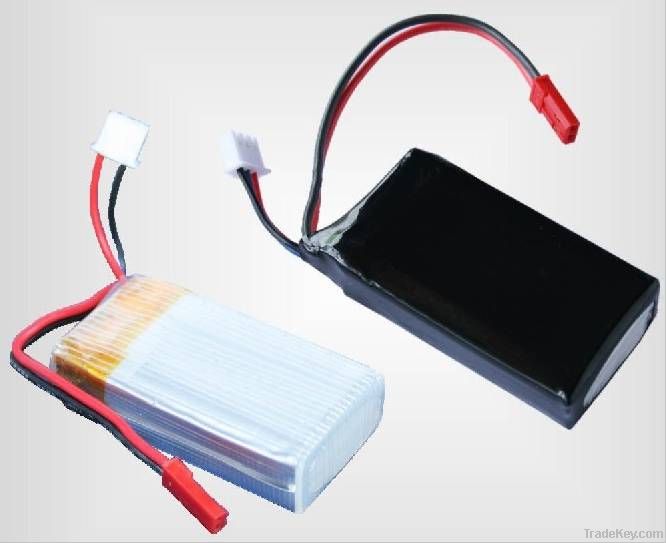 3.7V 2S 600mAh 20C Lithium Battery Pack For Pop Gun 782540