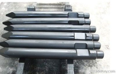 Hydraulic breaker chisel