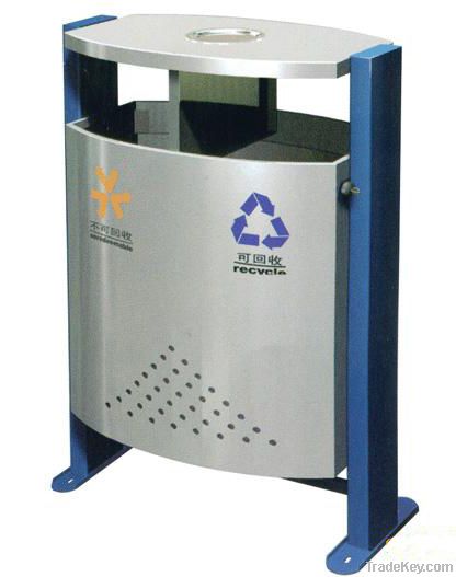 Galvanized Steel Outdoor Litter Bins