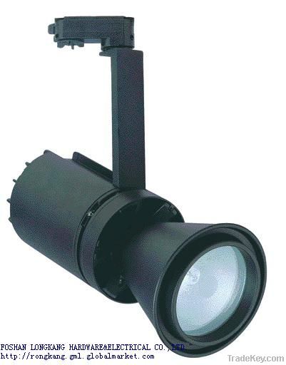 Halogen track light lamp holder