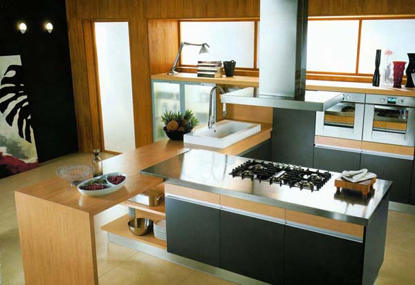 European style kitchen cabinet