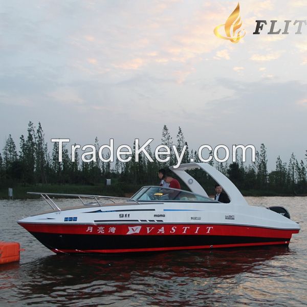 FLIT Factory 24 Ft Half Cabin Yacht Sport Boat