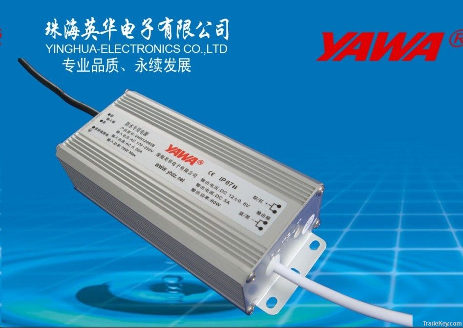 60w led waterproof driver