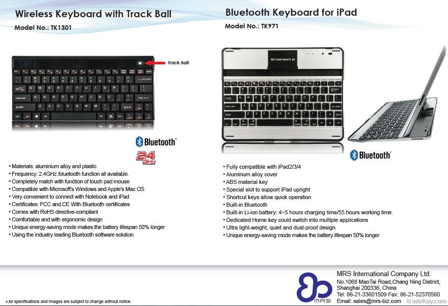 Wireless /Bluetooth keyboard