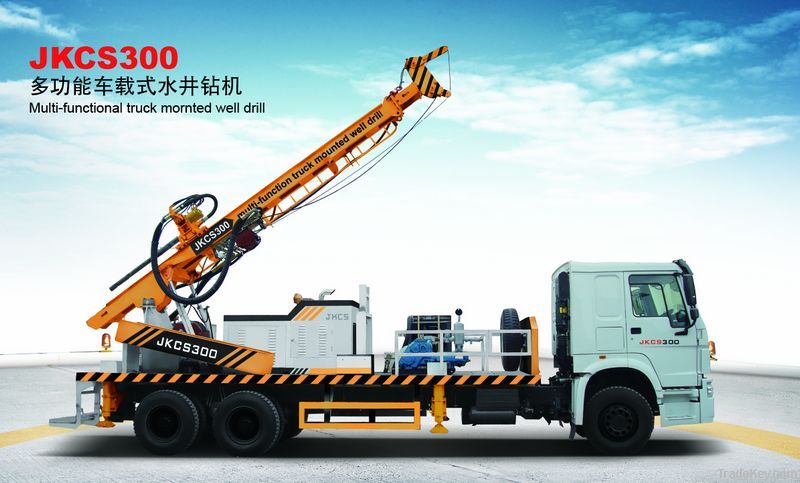 Multi-functional crawler well drill