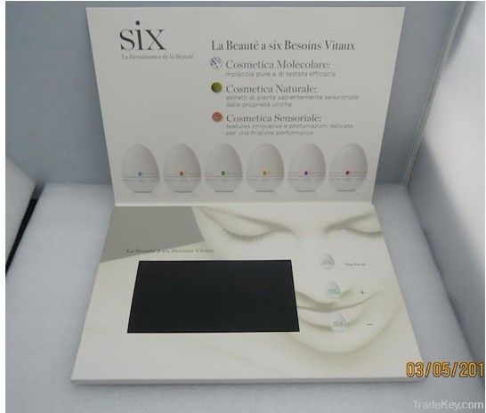 promotional Video booklet touch screen