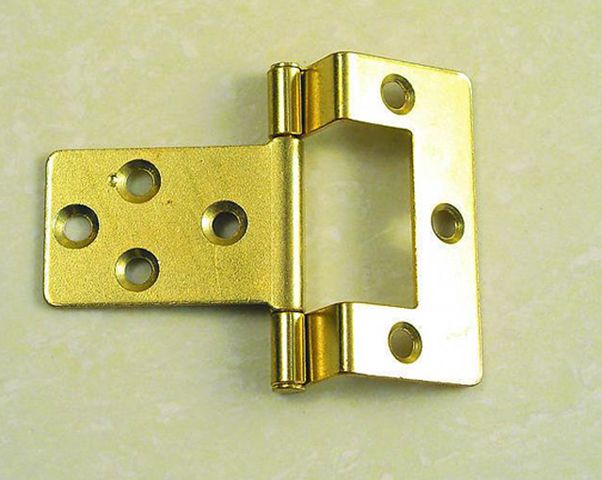 OEM custom zinc powdering auto furniture pivot stainless steel sheet metal hinge 