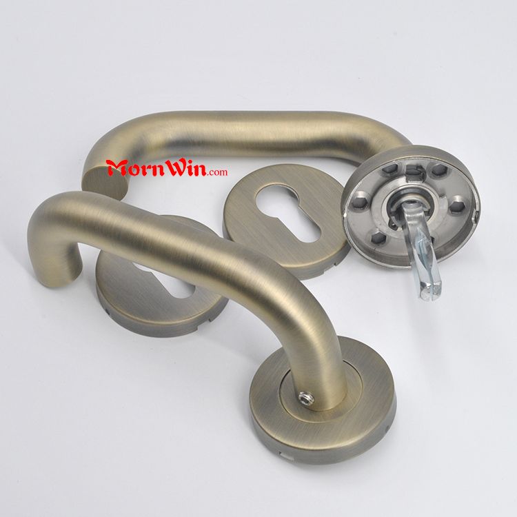 Wholesale High-end stainless steel american style internal lever fireproof door handle