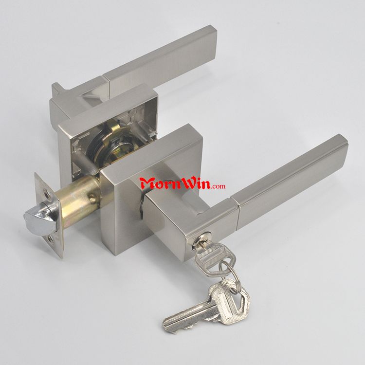 Heavy Duty Lever Handle Tubular Door Lock Zinc Alloy Door Lock