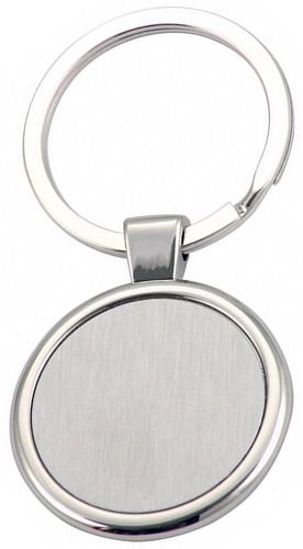 Promotional Metal Round Blank Keychain