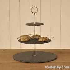 slate cake stand