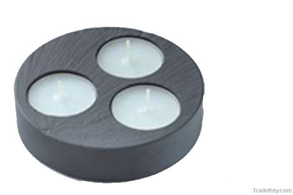 slate candle holder