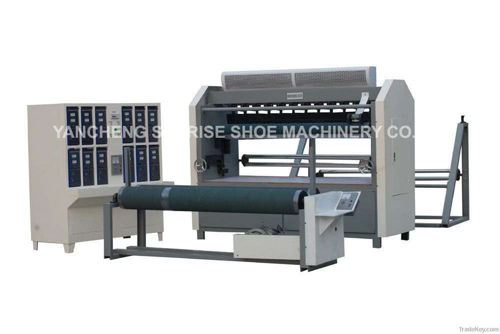 Ultrasonic embossing laminating machine